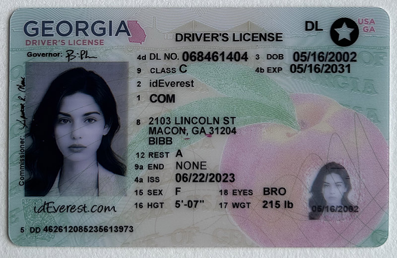 Georgia Fake ID